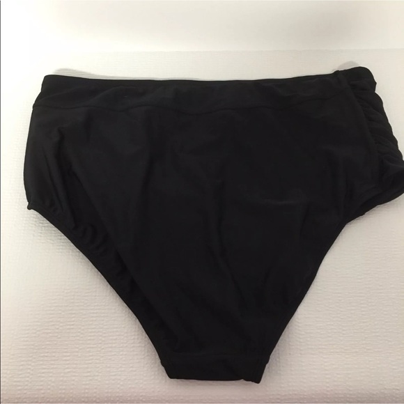 Ava & Viv 20/22 24/26 Ruched High Bikini Bottoms - Picture 5 of 8